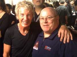 Meeting Kevin after the Show